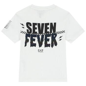 Boys White Logo T-Shirt