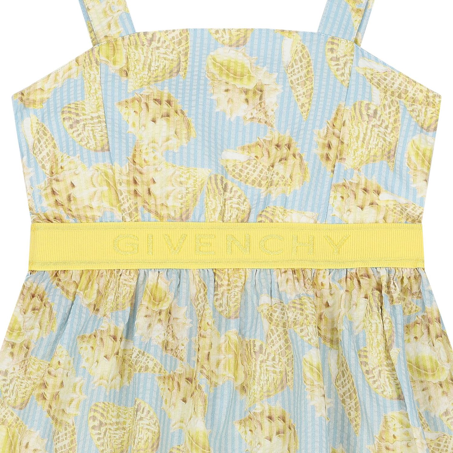 Girls Blue & Ivory Shell Dress, 1, hi-res image number null