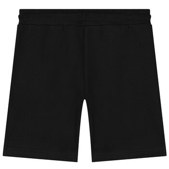 Boys Black Logo Shorts