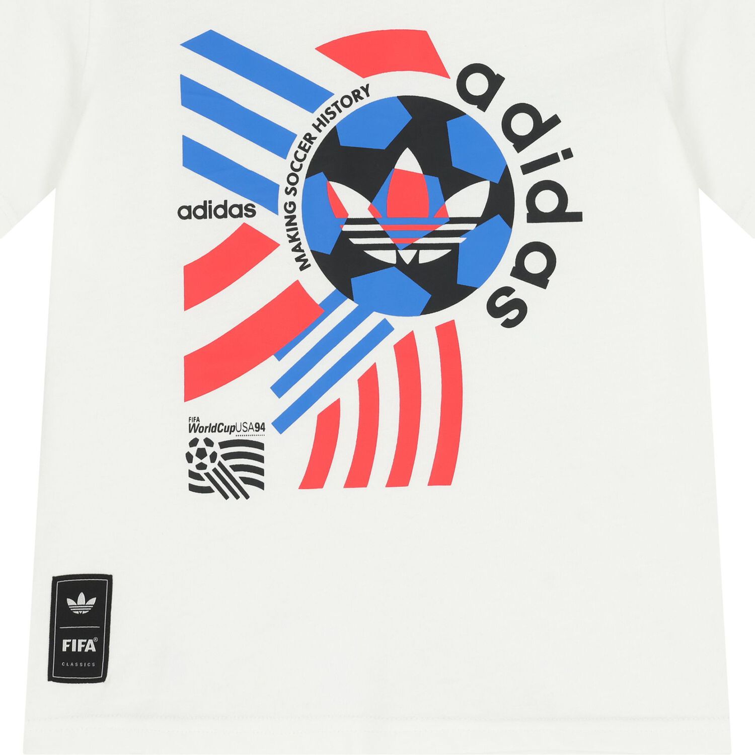 Boys White Football Logo T-Shirt, 1, hi-res