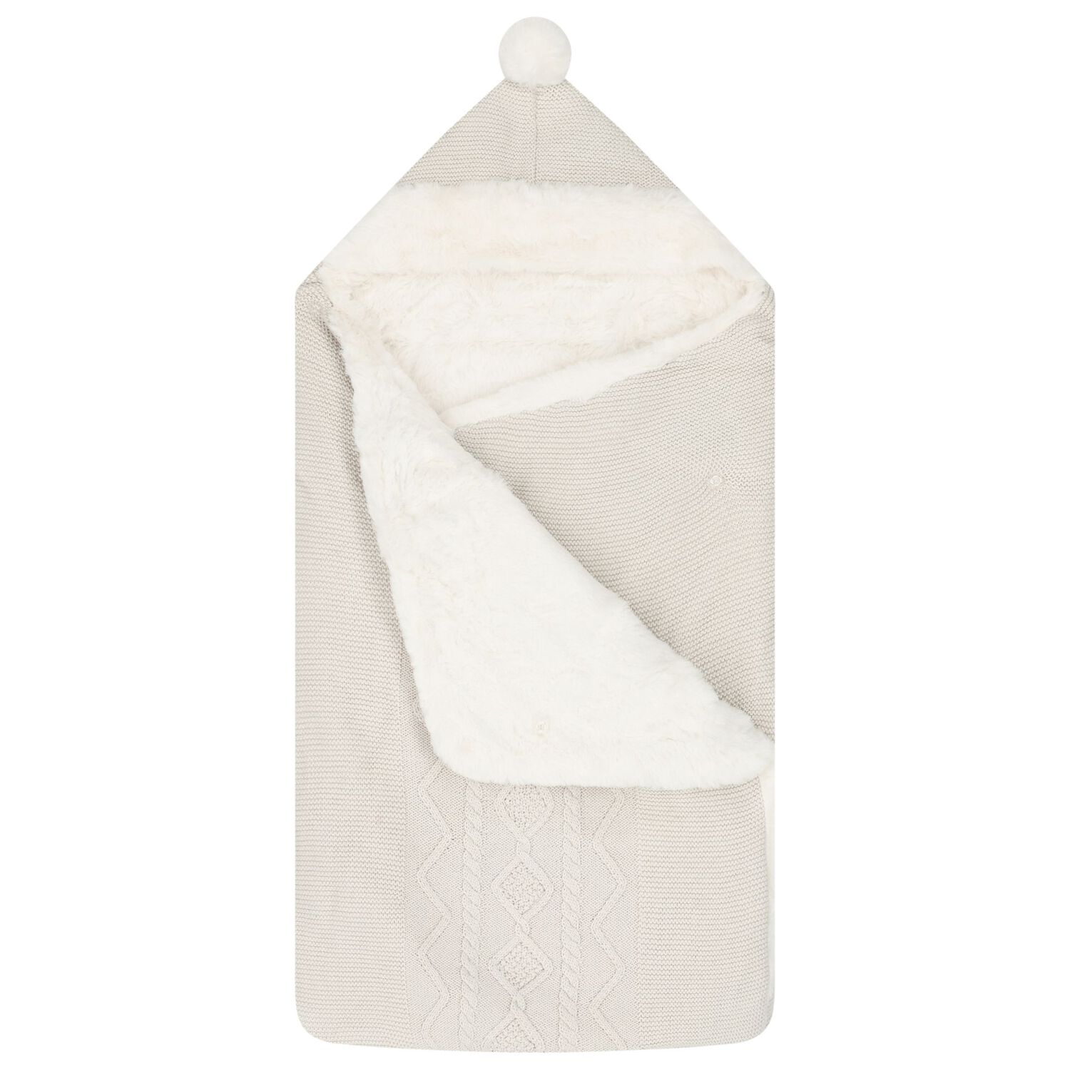 مدس منسوج باللون العاجي  , 2, hi-res