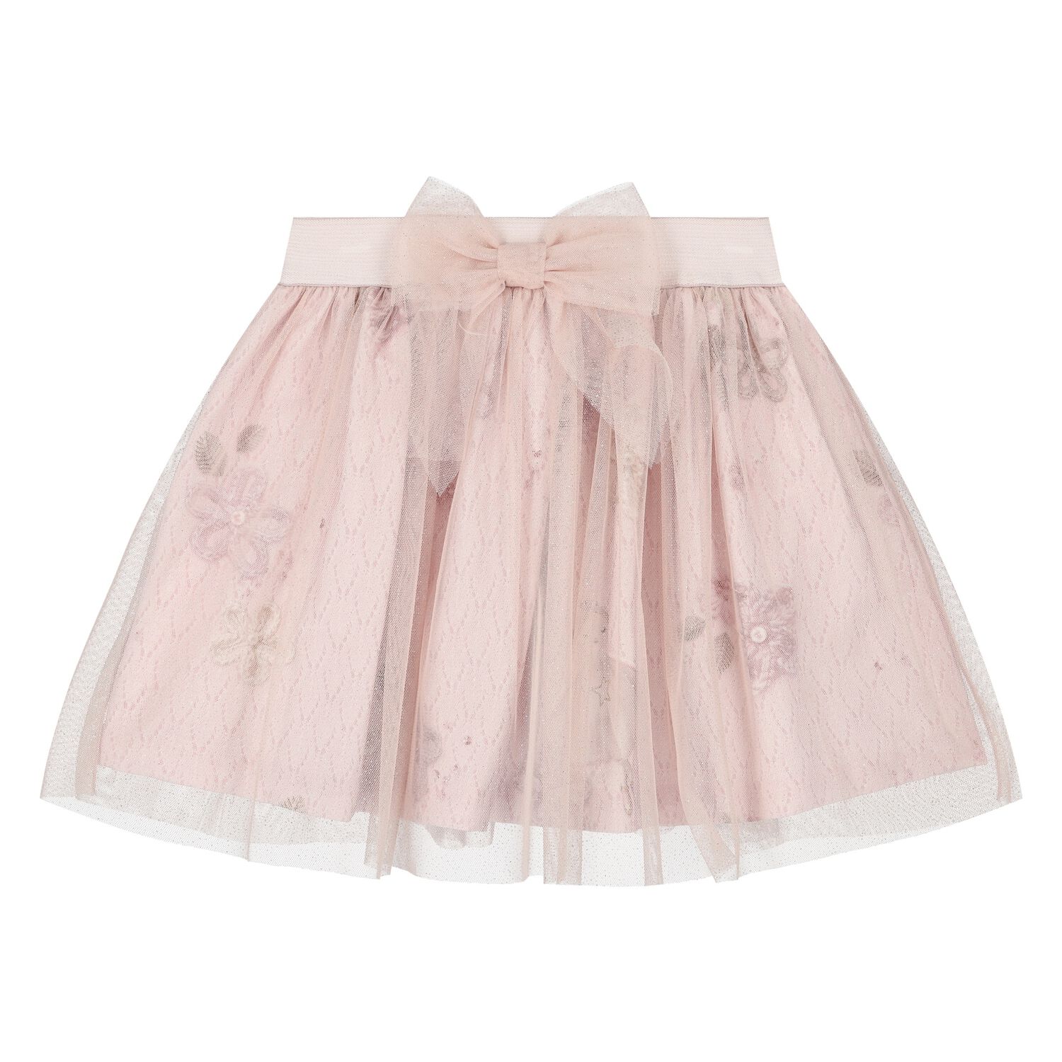 Girls Pink Tulle Skirt, 1, hi-res image number null