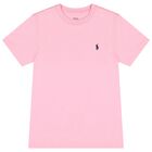 Girls Pink Logo T-Shirt, 1, hi-res