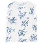 طقم شورت باللون الأزرق والأبيض و الكحلى للأولاد, 2, hi-res