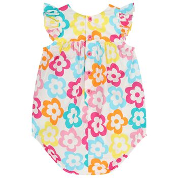 Baby Girls Multi-Coloured Floral Bodysuit