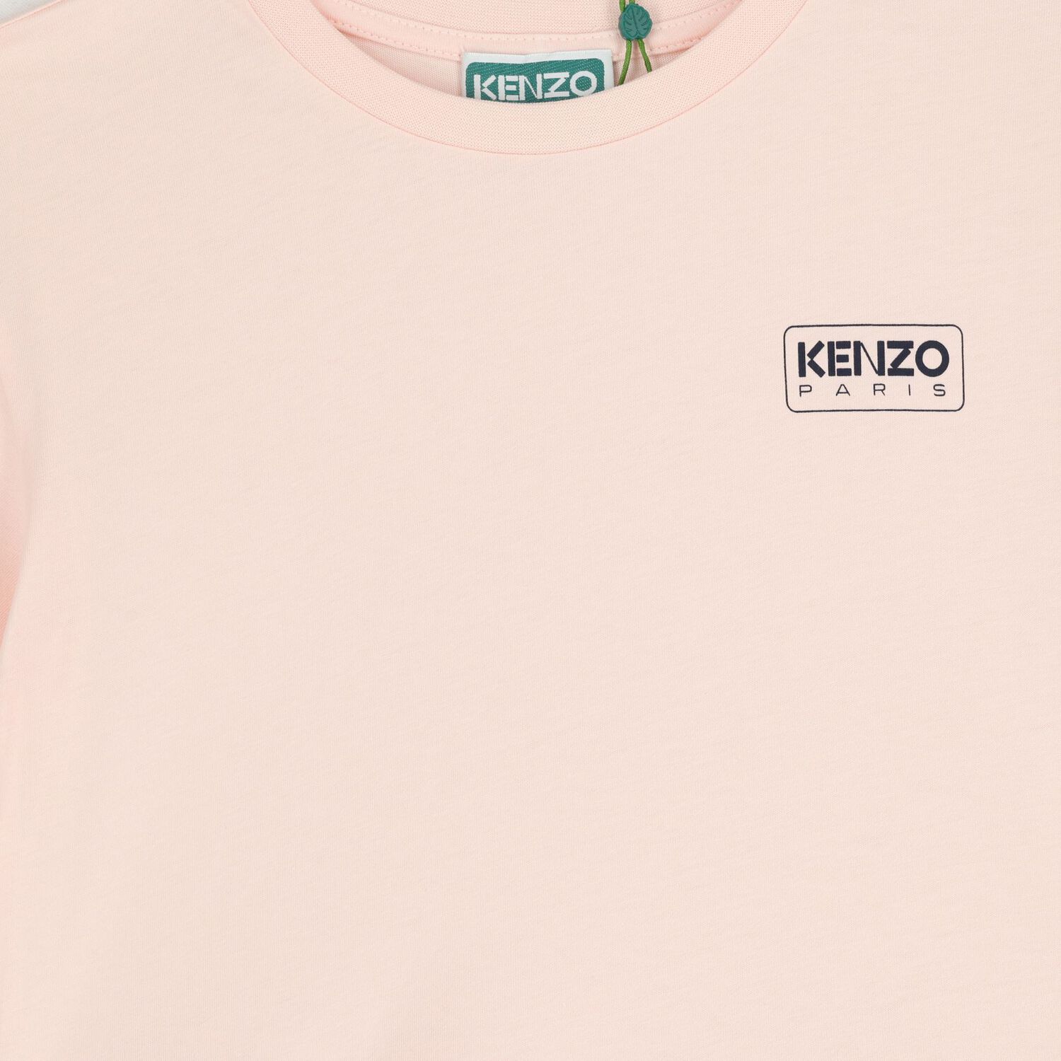 فستان وردي بشعار للبنات, 1, hi-res