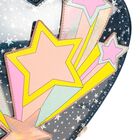 حقيبة ظهر للبنات باللون الأزرق اللامع, 1, hi-res