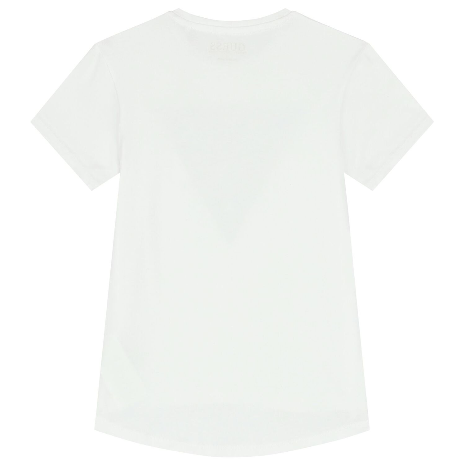 Girls White Logo T-Shirt, 1, hi-res