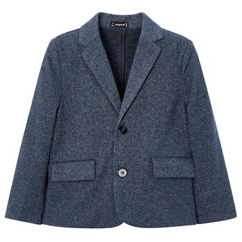 Mayoral Boys Blue Smart Blazer, 1 Boys Blue Smart Blazer