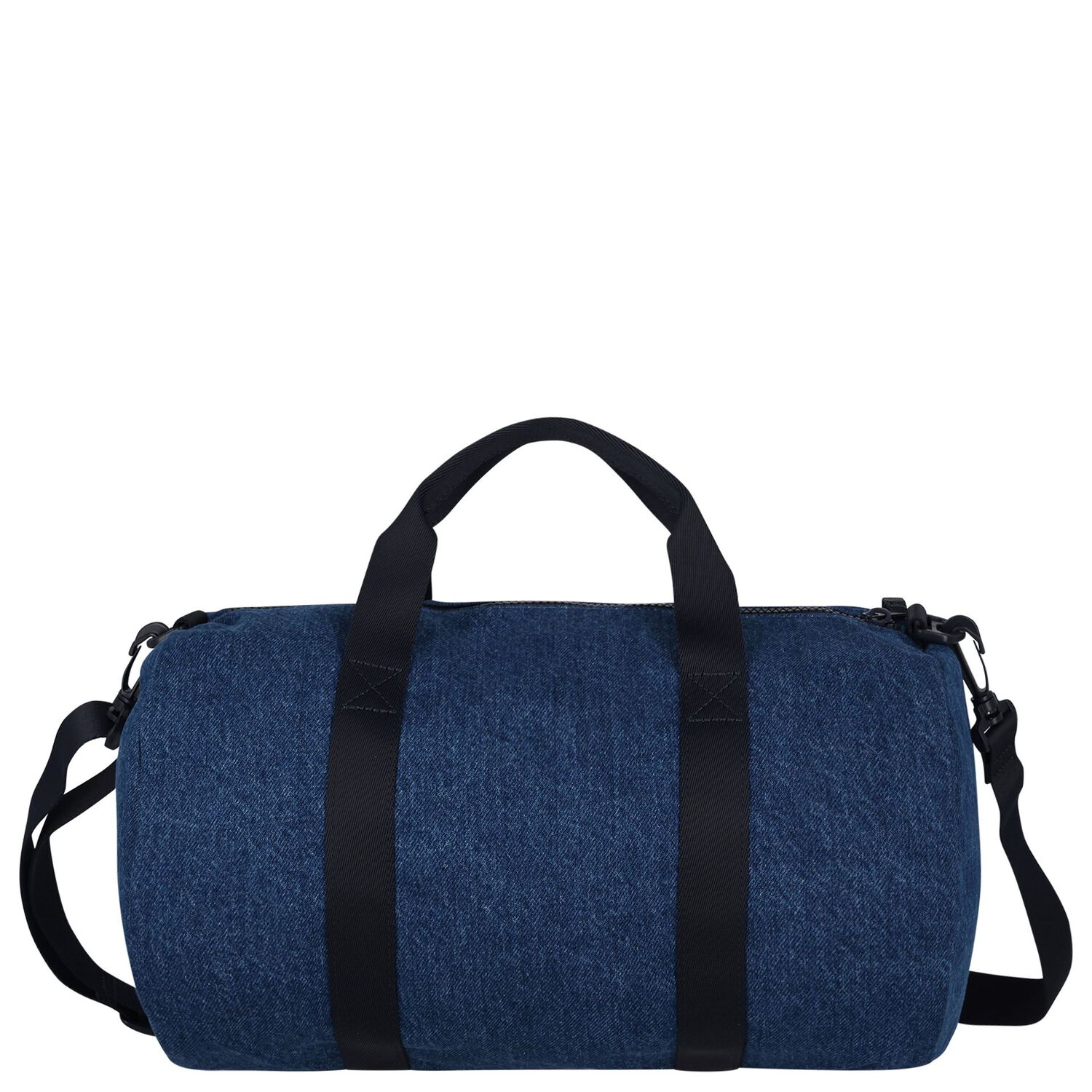 Boys Blue Denim Logo Sports Bag ( 28cm ), 1, hi-res