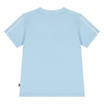 Younger Boys Blue Logo T-Shirt