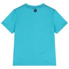 Boys Aqua Shark T-Shirt, 1, hi-res