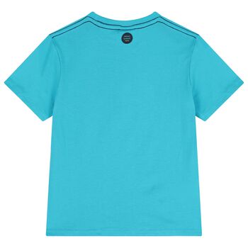 Boys Aqua Shark T-Shirt