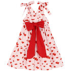 فستان بطبعة قلوب باللون الوردي والأحمر, 1, hi-res