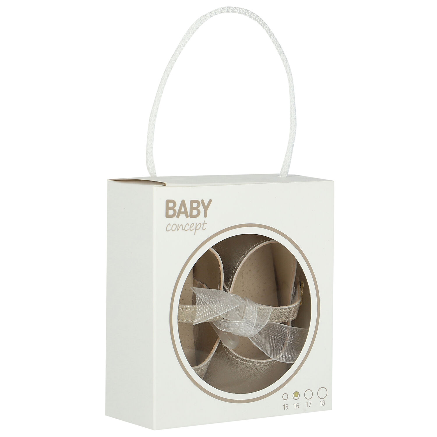 حذاء بنات ما قبل المشى باللون الذهبى, 1, hi-res image number null