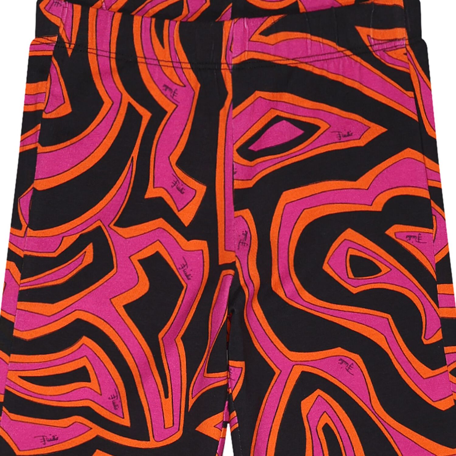 Girls Purple & Black Labirinto Leggings, 1, hi-res
