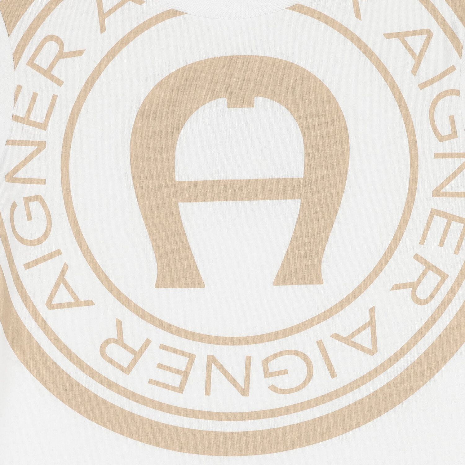 تي شيرت اولاد بالشعار باللون الأبيض والبيج , 4, hi-res image number null