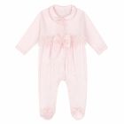 Baby Girls Pink Babygrow, 2, hi-res