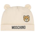 طقم هدايا افرول بالشعار بطبعه تيدى بير باللون البيج, 2, hi-res