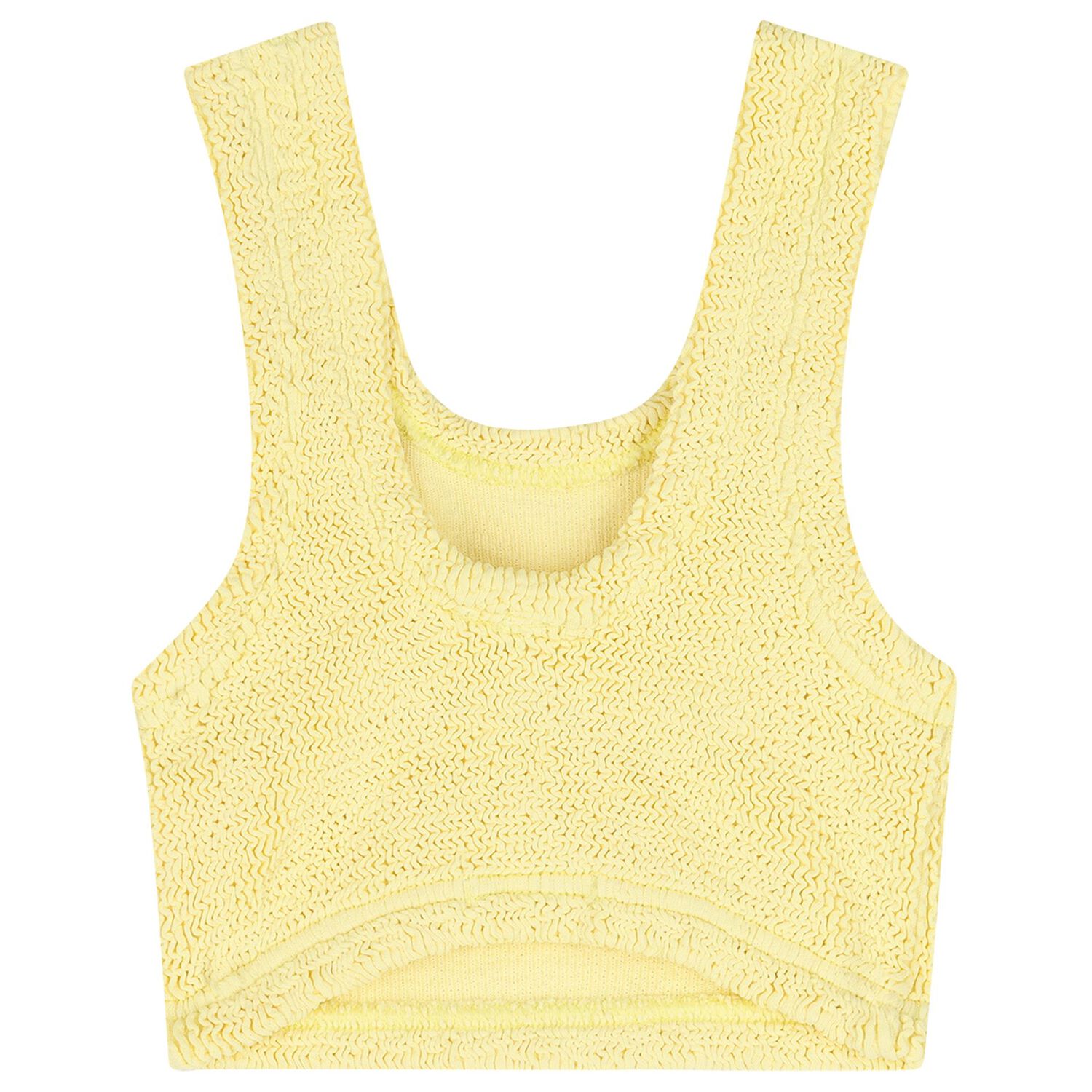 بيكيني مجعد باللونين الاصفر و الازرق للبنات , 3, hi-res