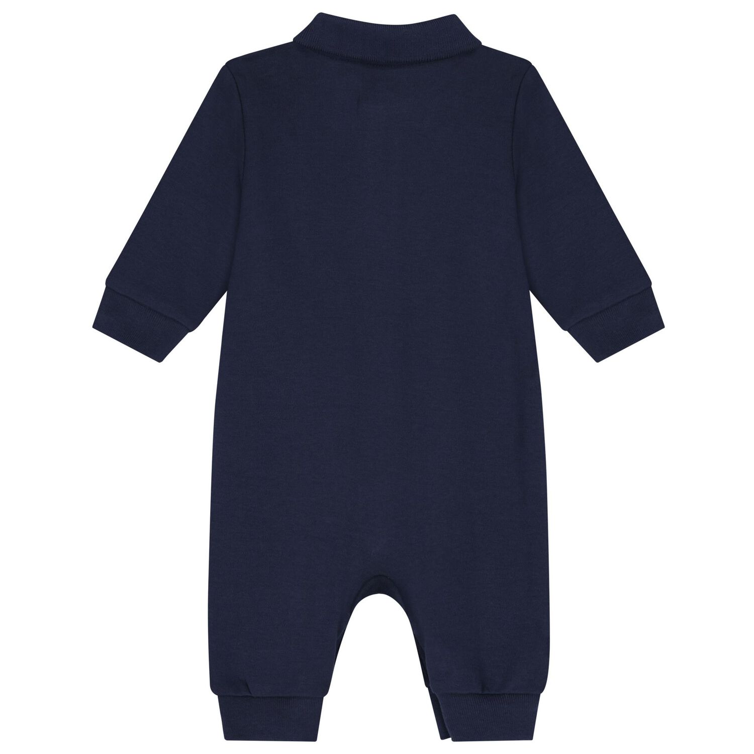 Baby Boys Navy Logo Romper, 1, hi-res image number null