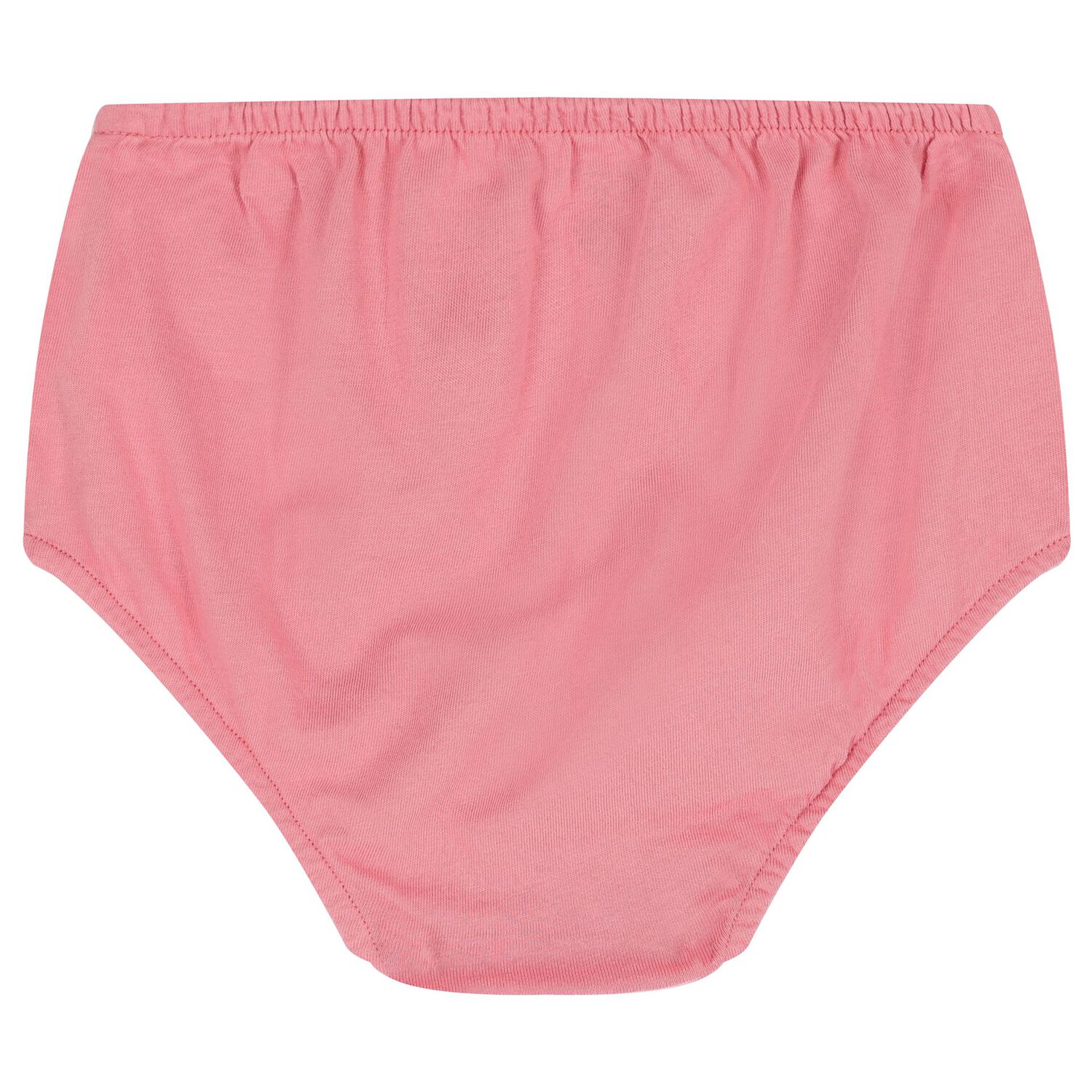 طقم فستان بولو بشعار الدب باللون الوردي للبنات , 1, hi-res