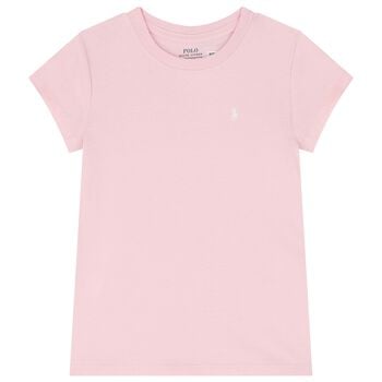 Girls Pink Logo T-Shirt