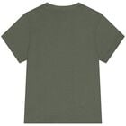 Boys Green Logo T-Shirt , 4, hi-res