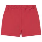 Younger Boys Red Shorts, 2, hi-res