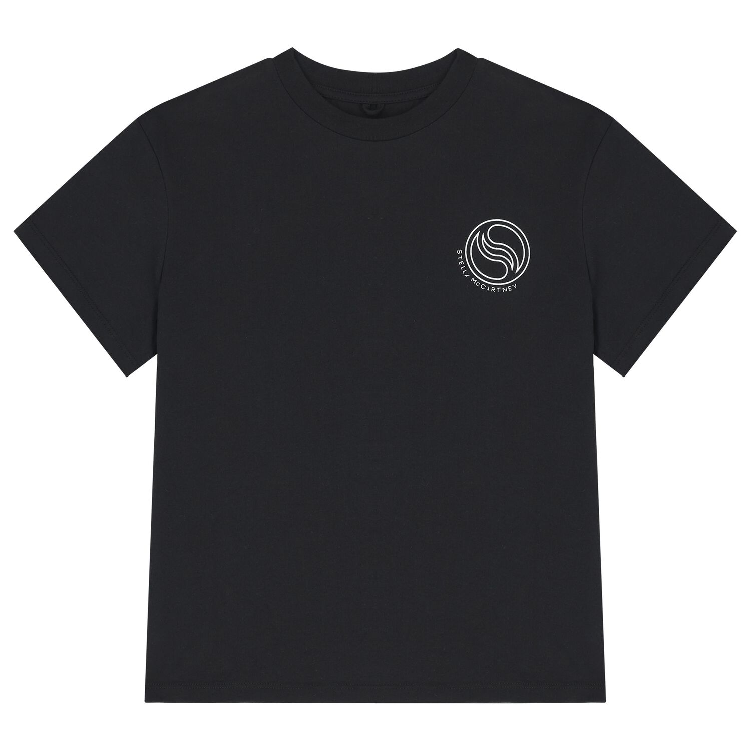 Boys Black Logo T-Shirt, 1, hi-res