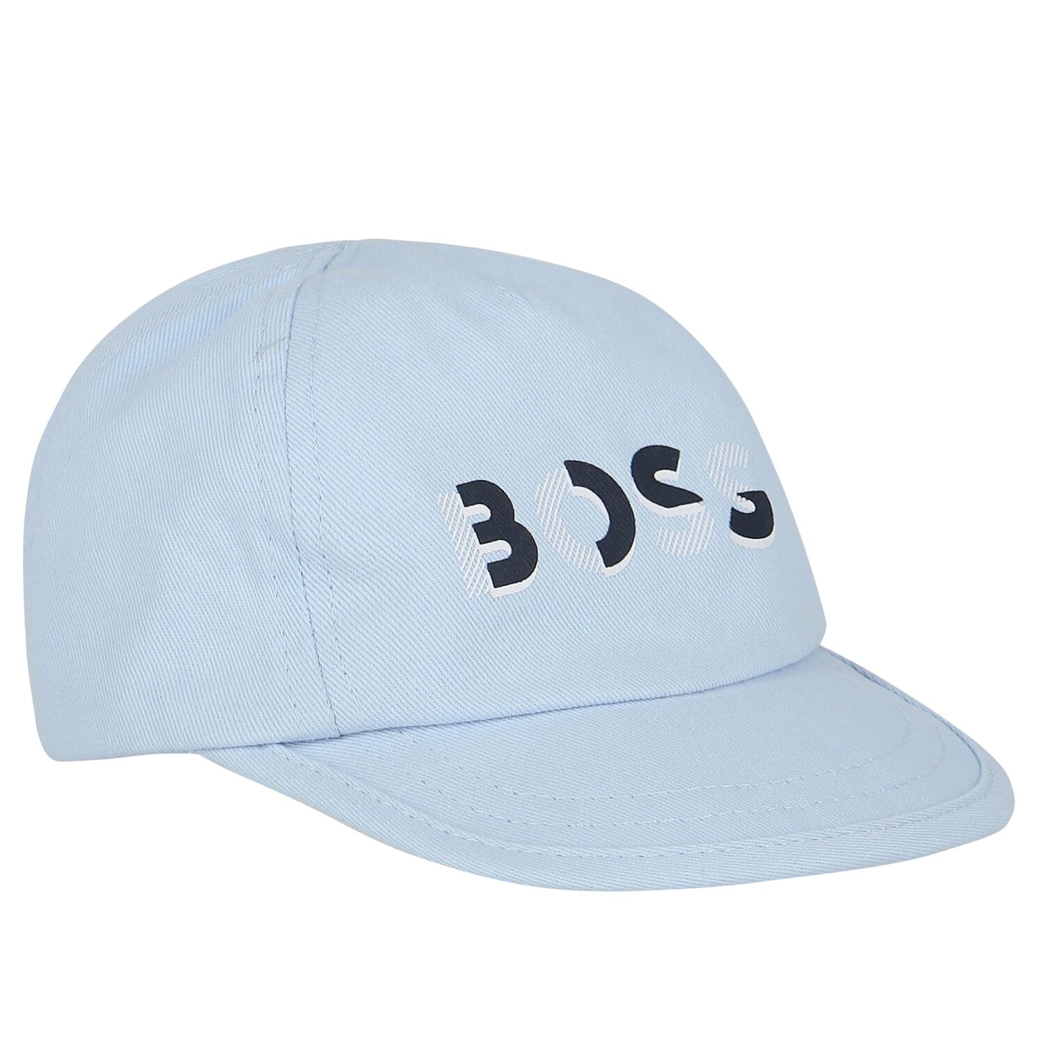 Baby Boys Blue Logo Cap, 1, hi-res