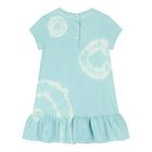 Baby Girls Blue Teddy Bear Dress Set, 1, hi-res