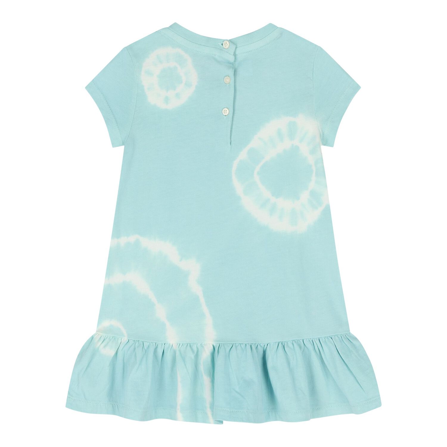 Baby Girls Blue Teddy Bear Dress Set, 1, hi-res