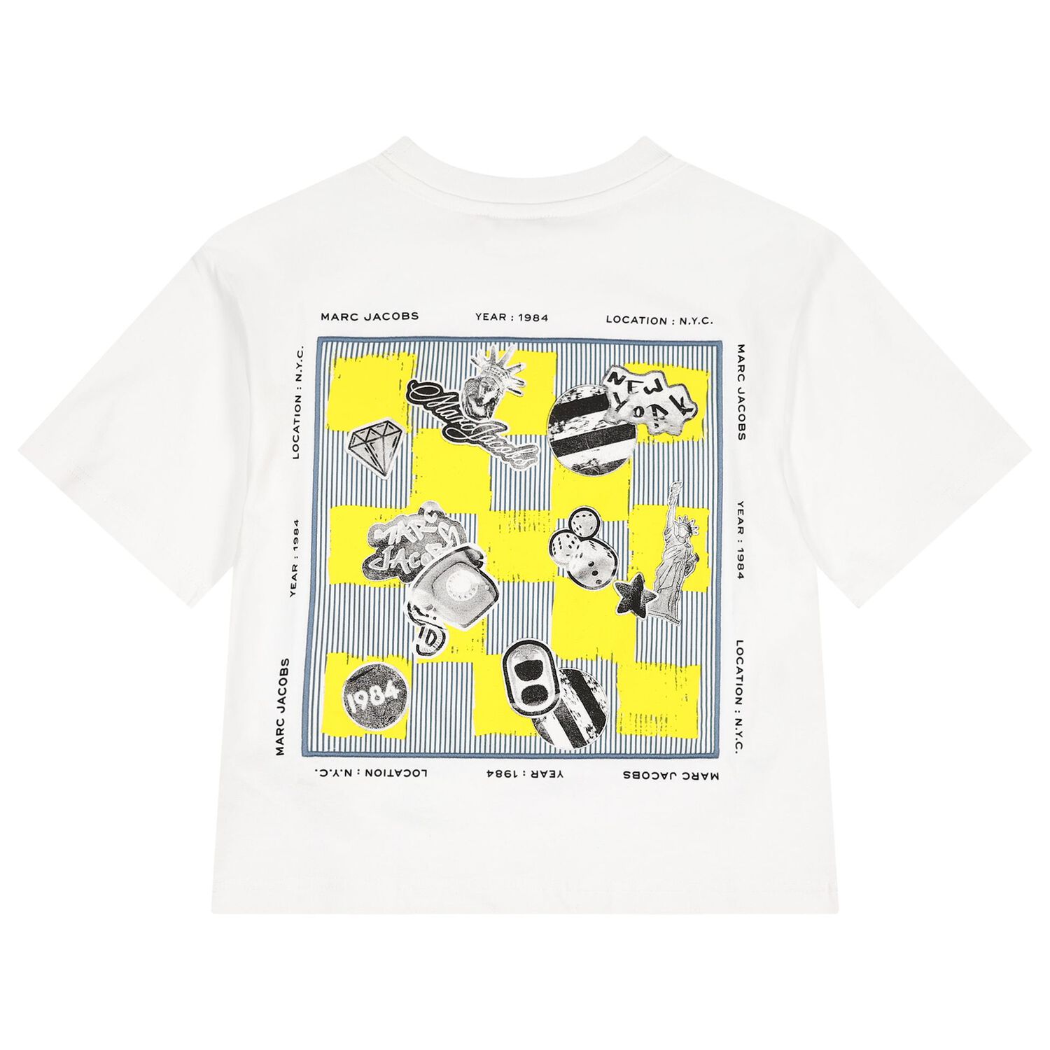 Boys White Logo T-Shirt, 1, hi-res