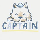 Younger Boys White & Blue Shorts Set, 1, hi-res