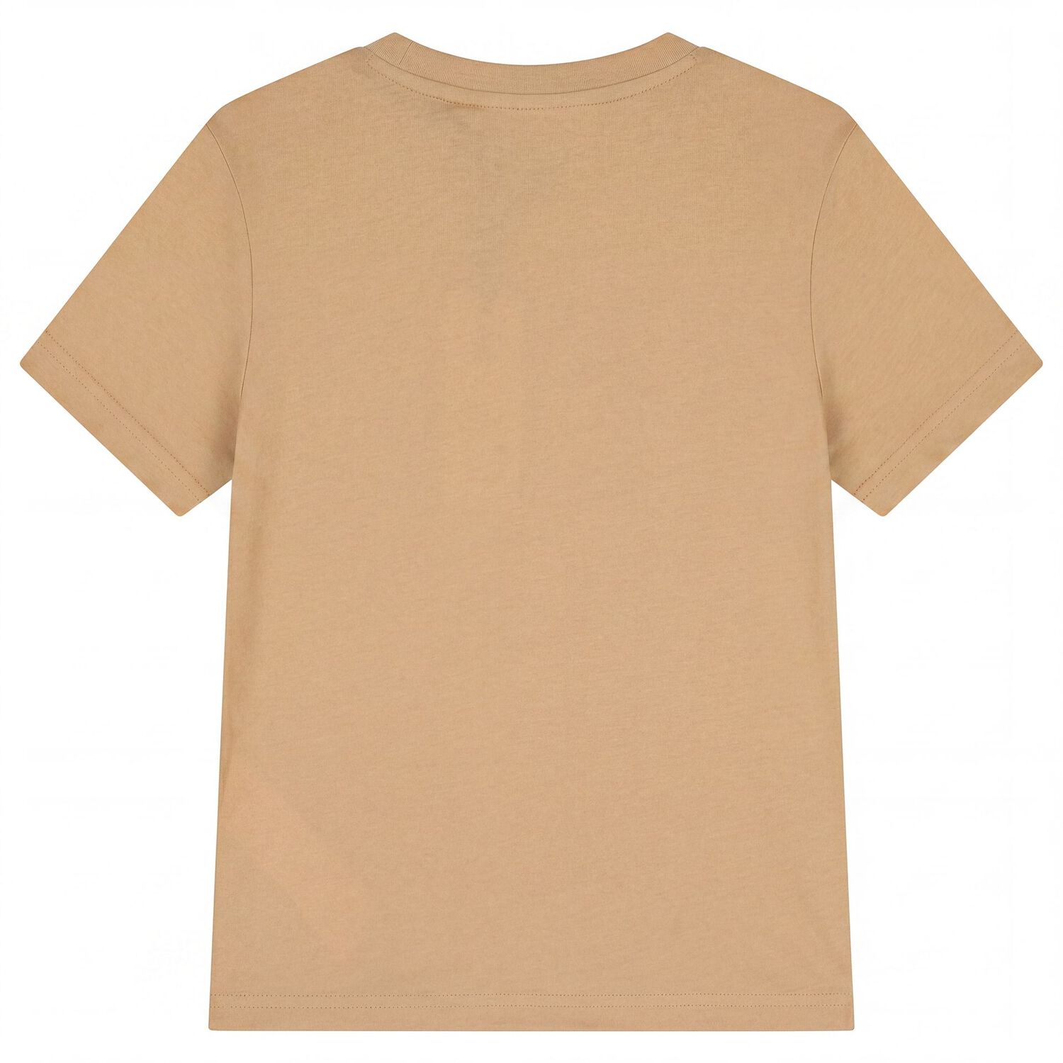 Boys Beige Logo T-Shirt, 3, hi-res