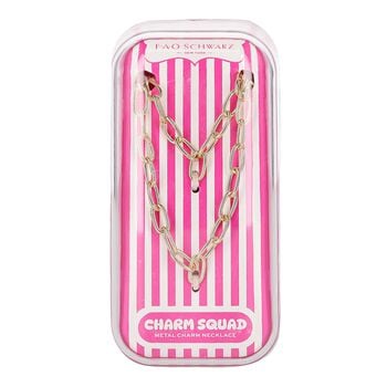 Girls Gold Charm Bare Necklace
