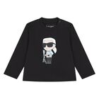 Younger Boys Blue Ikonik Karl Tracksuit Set, 1, hi-res