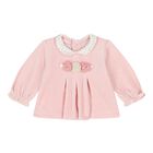 Baby Girls Pink Floral Motif 2 Piece Babygrow, 1, hi-res
