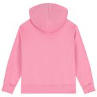 Girls Pink Logo Hooded Top, 5, hi-res