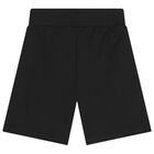 Black Logo Shorts, 1, hi-res