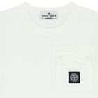 Boys White Logo T-Shirt, 1, hi-res