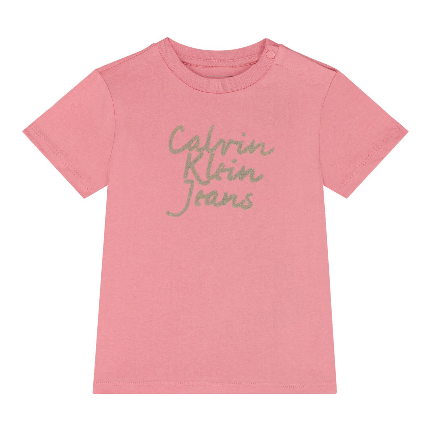 Baby Girls Pink Logo T-Shirt, 2, hi-res image number null