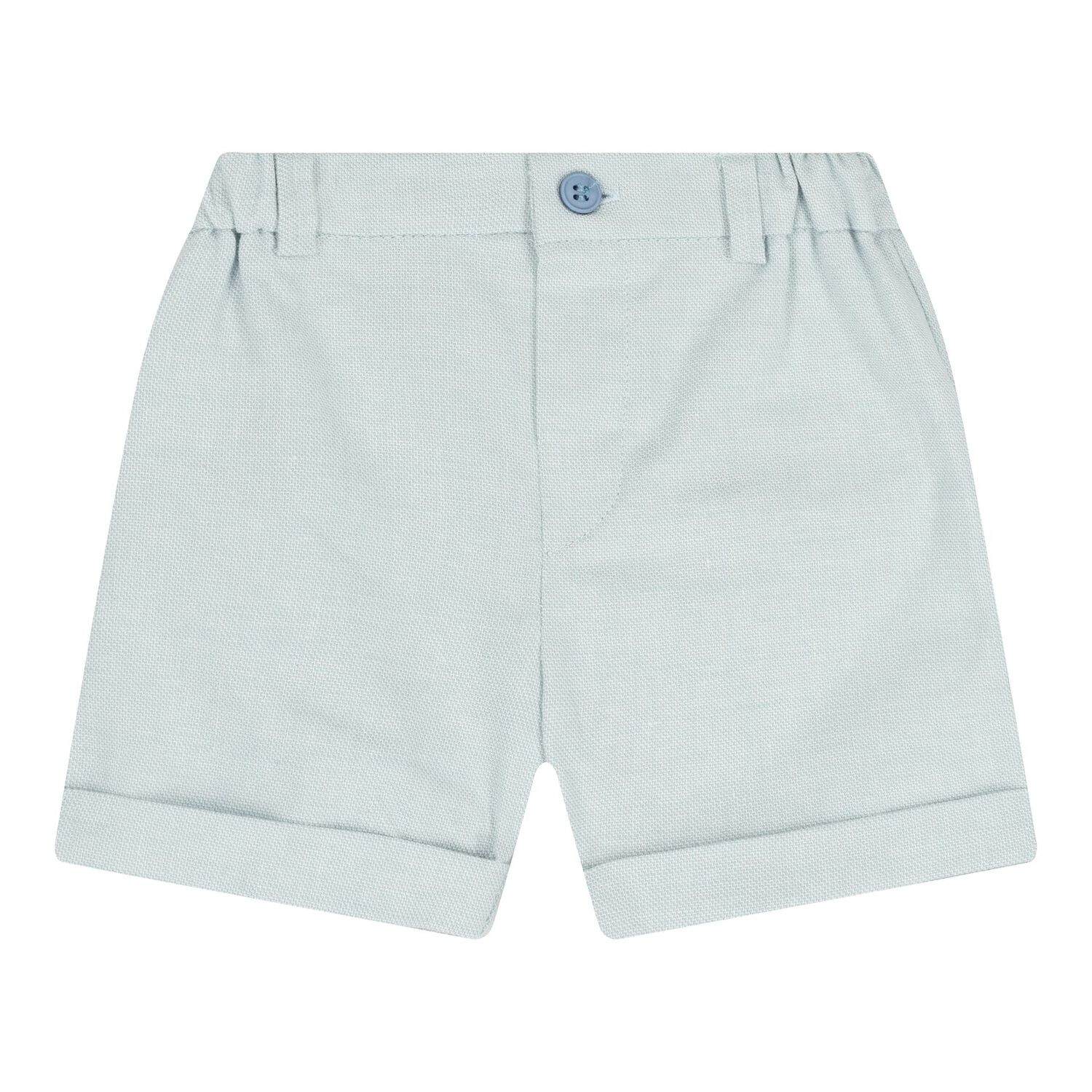 Baby Boys White & Blue Shorts Set, 2, hi-res