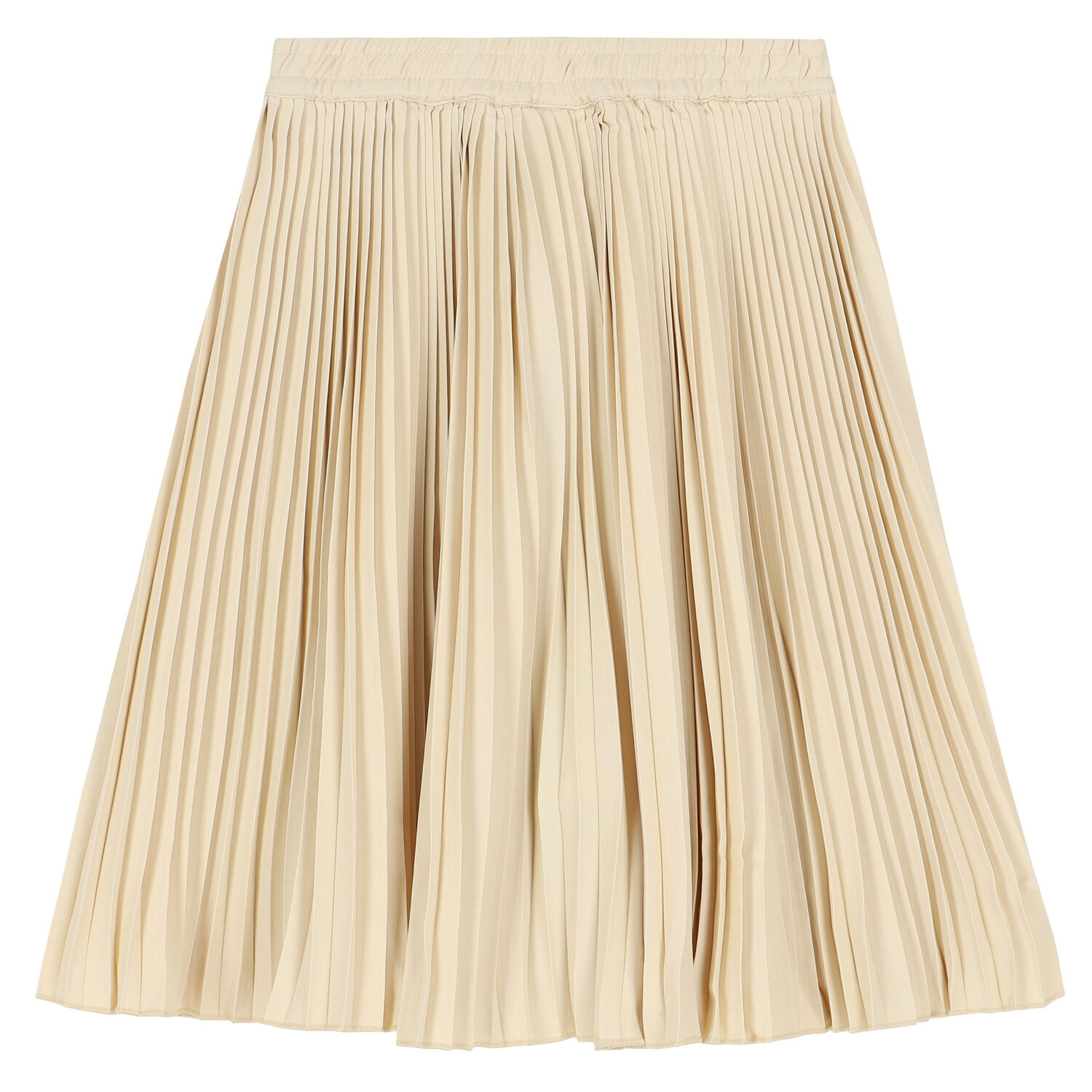 Girls Beige Pleated Skirt, 1, hi-res image number null