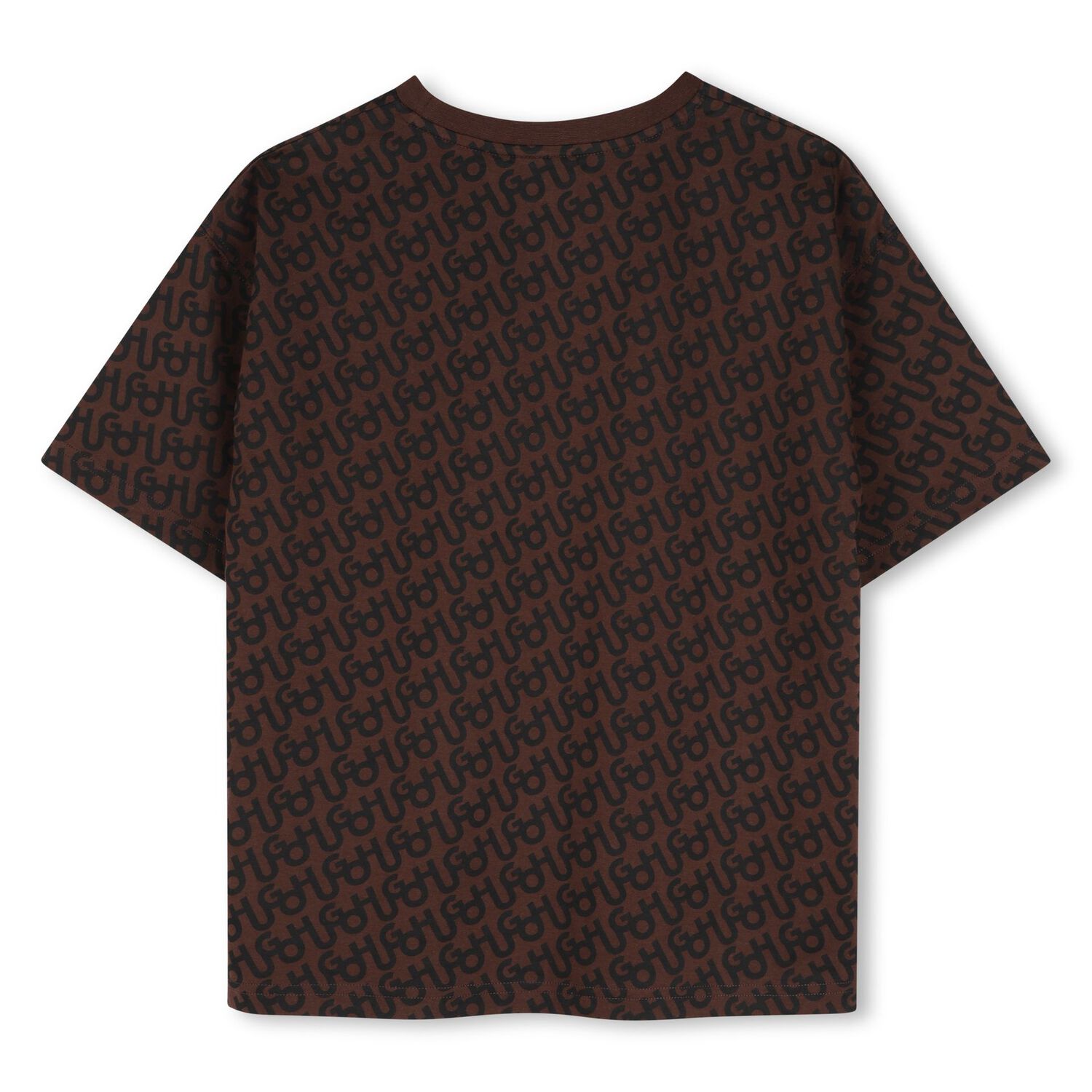 Boys Brown Logo T-Shirt, 1, hi-res