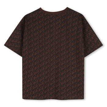 Boys Brown Logo T-Shirt