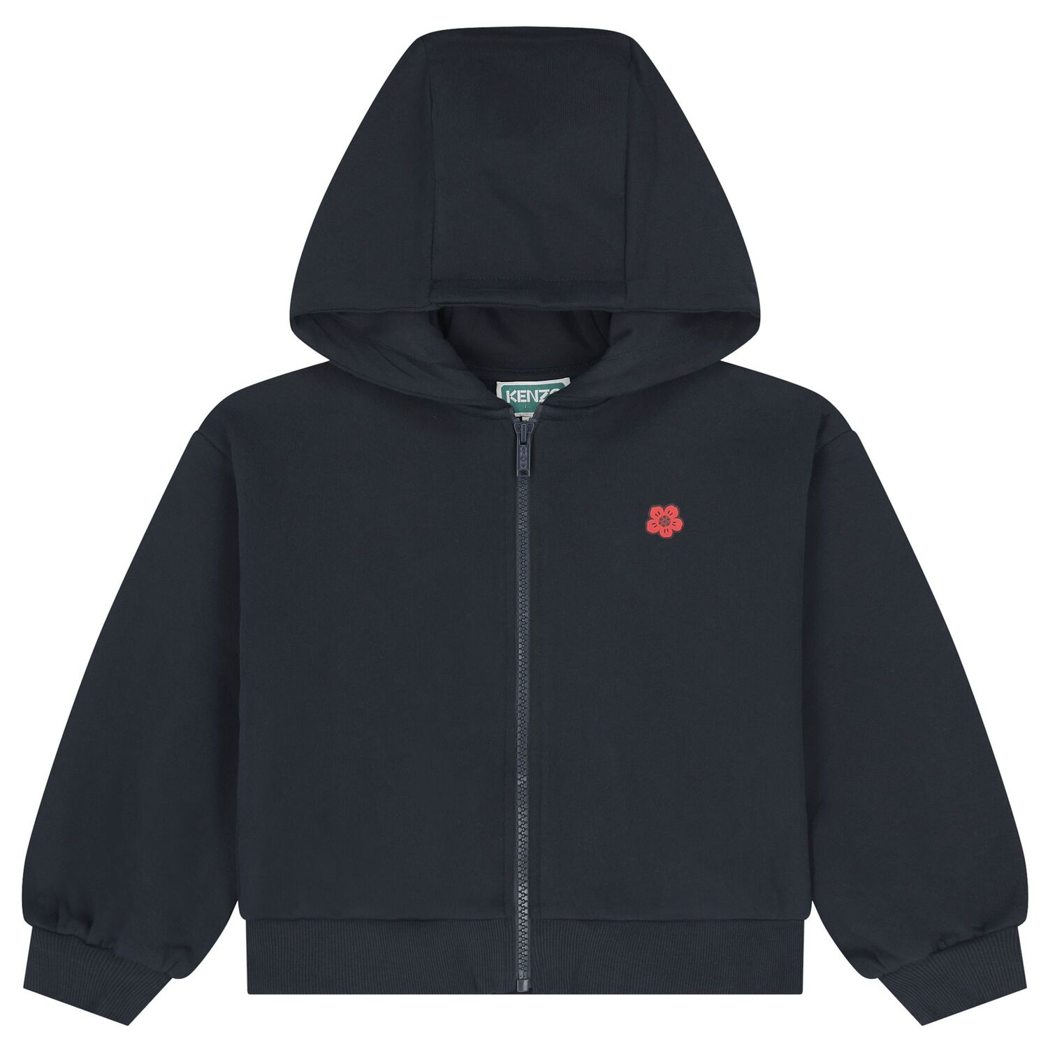 Girls Navy Blue Boke Flower Tracksuit, 1, hi-res