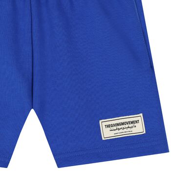 Blue Logo Shorts