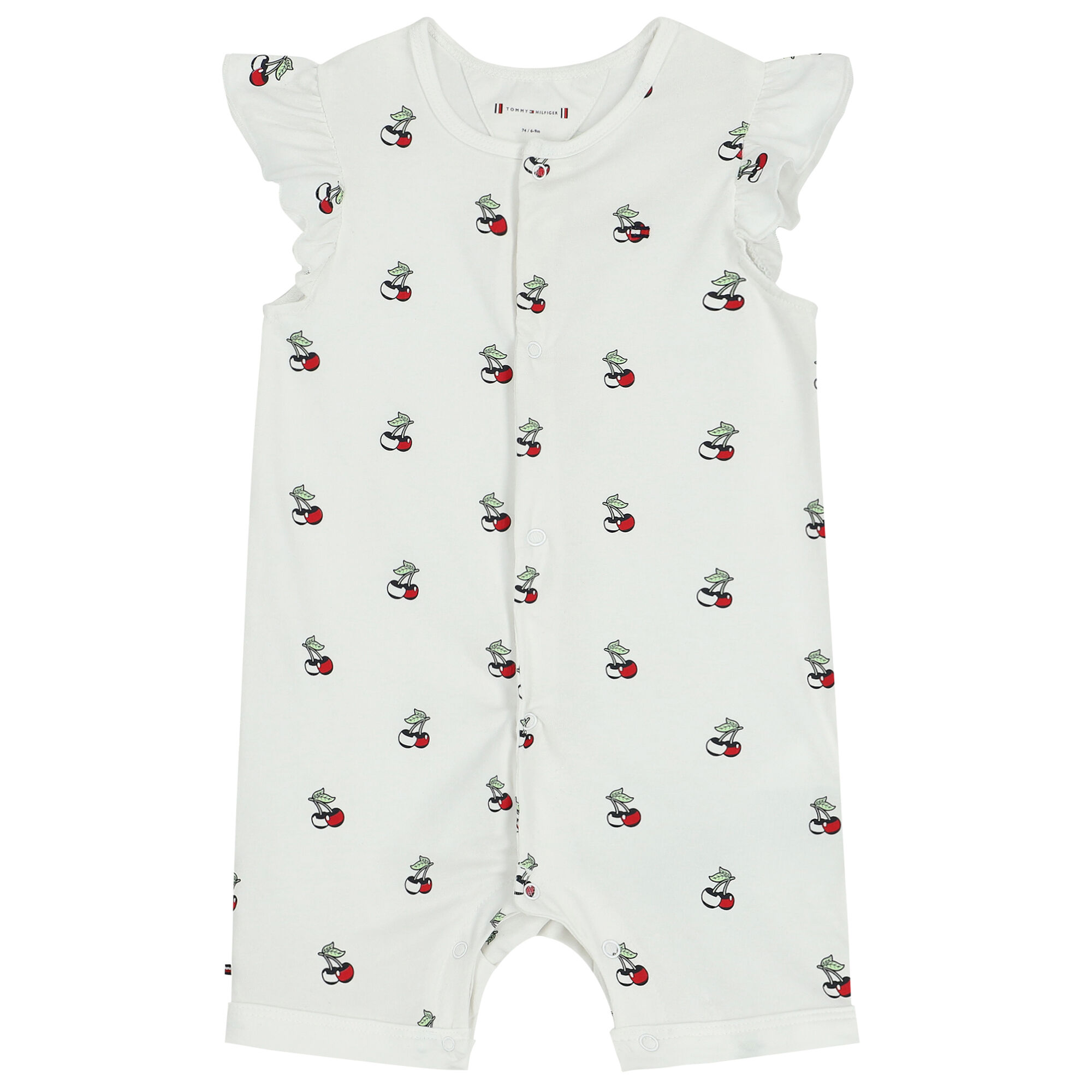 Tommy Hilfiger Baby Girls White Cherry Romper Junior Couture